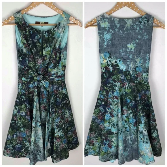 Eva Franco Watercolor Floral Dress - Picture 1 of 4